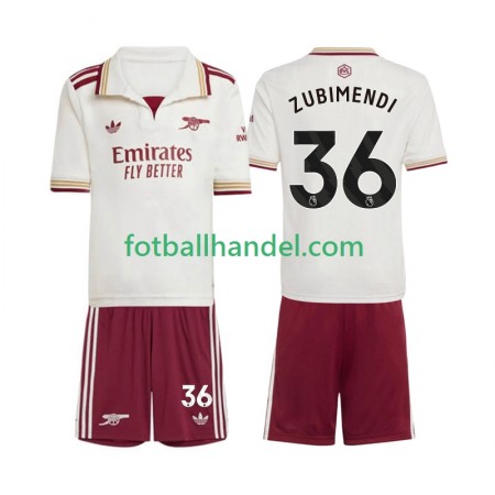 Barn Fotballdrakter Arsenal Martin Zubimendi 36 Tredje 2025-26 Kortermet